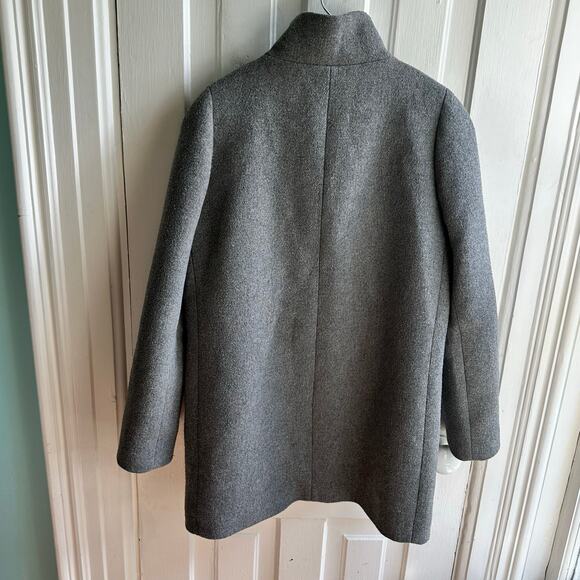 J. Crew Mercantile Wool Blend City Coat Gray - Picture 6 of 8